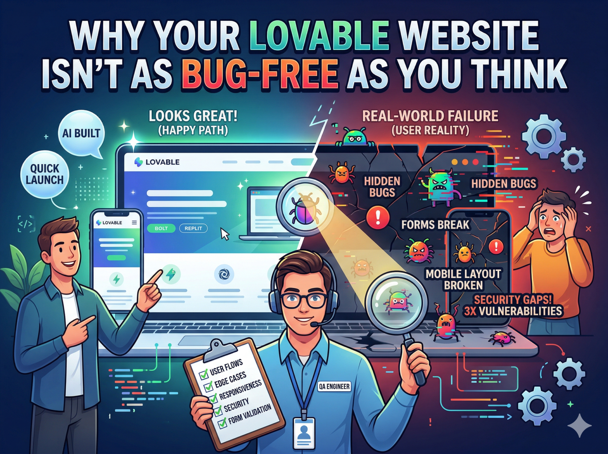Why Your Lovable Website Isn’t as Bug-Free as You Think